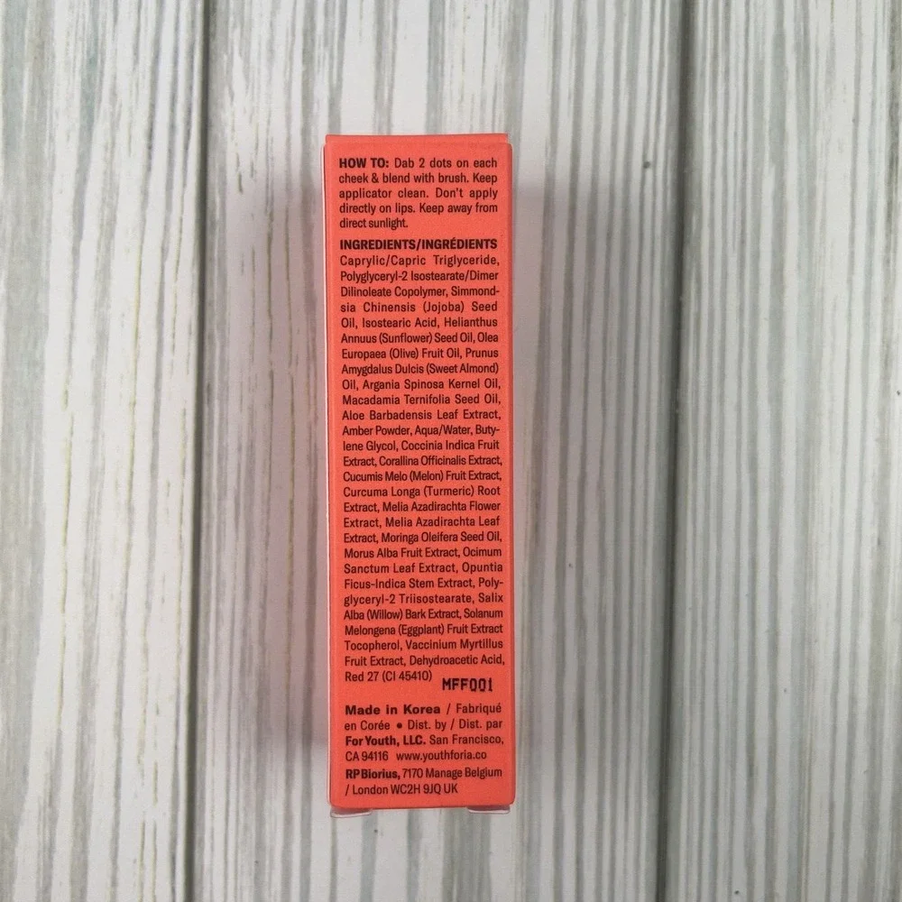 YouthForia Byo Blush - Color Changing‎ Blush Oil Chemical Reaction 0.21 OZ NIB